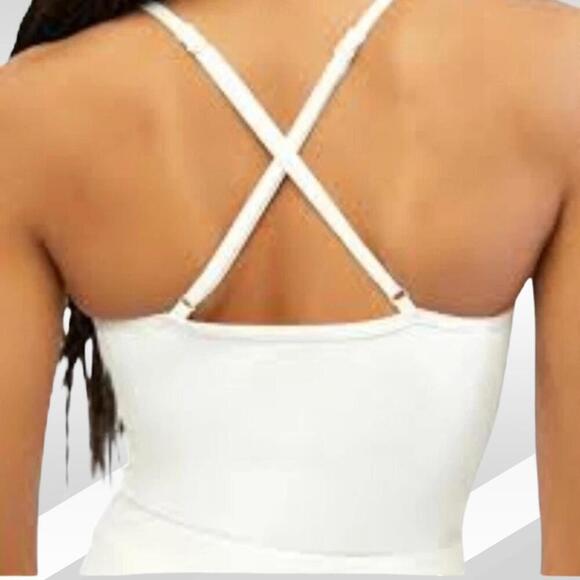 2/$50 WeWoreWhat Optic White Sport Cami Size S | Minimalist Activewear Top - Picture 2 of 8